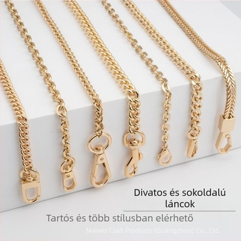 Táskalánc kiegészítők Egyedi vásárlású táska öv csere hónalj vállpánt táskalánc fém kiváló minőségű vállpánt keresztpántos táskalánc