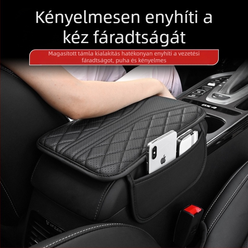 Határokon átnyúló autó központi vezérlő kartámasz doboz betét univerzális kartámasz doboz védőburkolat hímzőbetét belső átalakító kellékek