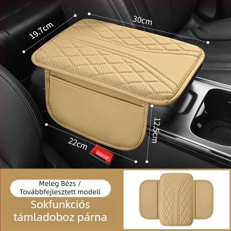 Határokon átnyúló autó központi vezérlő kartámasz doboz betét univerzális kartámasz doboz védőburkolat hímzőbetét belső átalakító kellékek