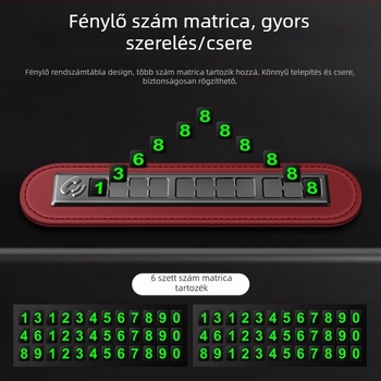 Ideiglenes parkoló rendszám digitális díszek mozgatás autó kreatív személyiség autó mobiltelefon telefon mozgatás rendszám autó