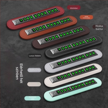 Ideiglenes parkoló rendszám digitális díszek mozgatás autó kreatív személyiség autó mobiltelefon telefon mozgatás rendszám autó