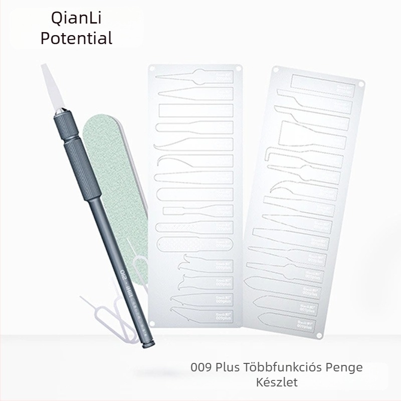 Potenciálisan innovatív mobiltelefon-javító eszközök 007/008/009 Többfunkciós, egyfogantyús, professzionális ragasztóeltávolító pengekészlet