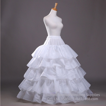 Nagykereskedelmi szoknyatartó négy acélgyűrű öt lótuszlevél átmérőjű szoknya menyasszonyi ruha szuper baldachinos alsószoknya közvetlen gyári szállítás raktáron