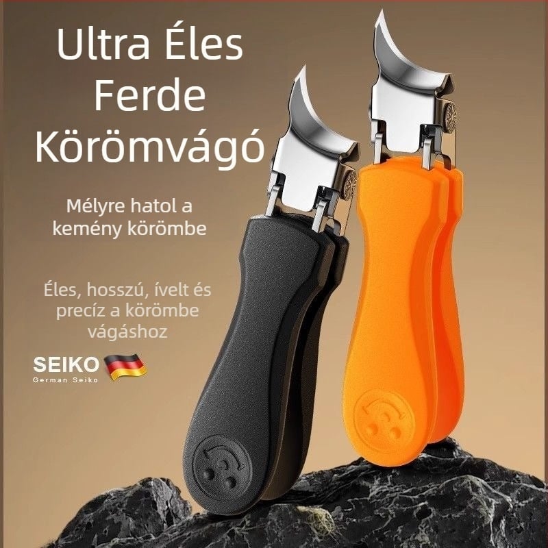 Raktáron lévő széles nyílású körömvágó körömbarázdához, ferde, fröccsenésmentes hegyes körömvágó, manikűr körömvágó olló