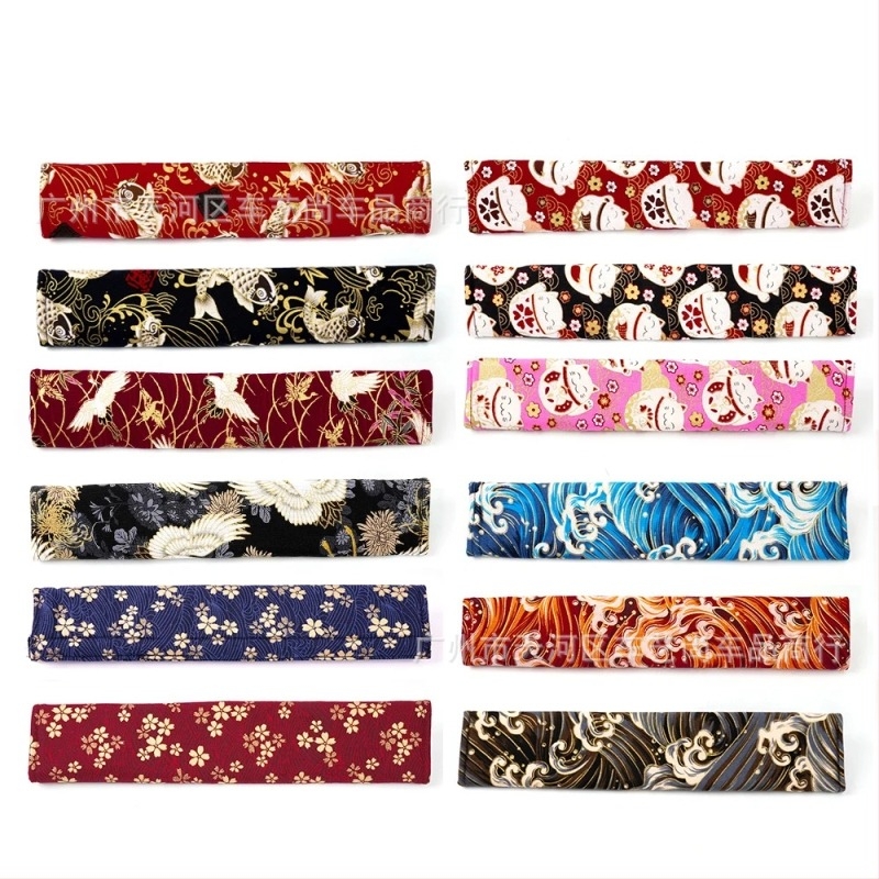 Autós vállvédő japán és szélmalom biztonsági öv védőhuzat autós védőhuzat biztonsági öv borítás dekoráció