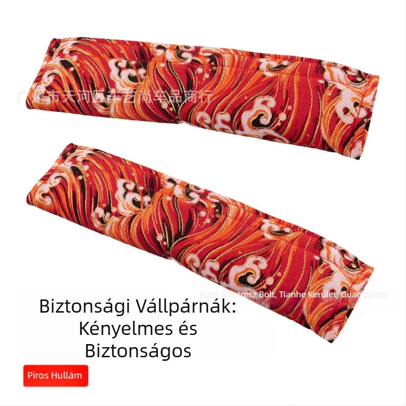 Autós vállvédő japán és szélmalom biztonsági öv védőhuzat autós védőhuzat biztonsági öv borítás dekoráció