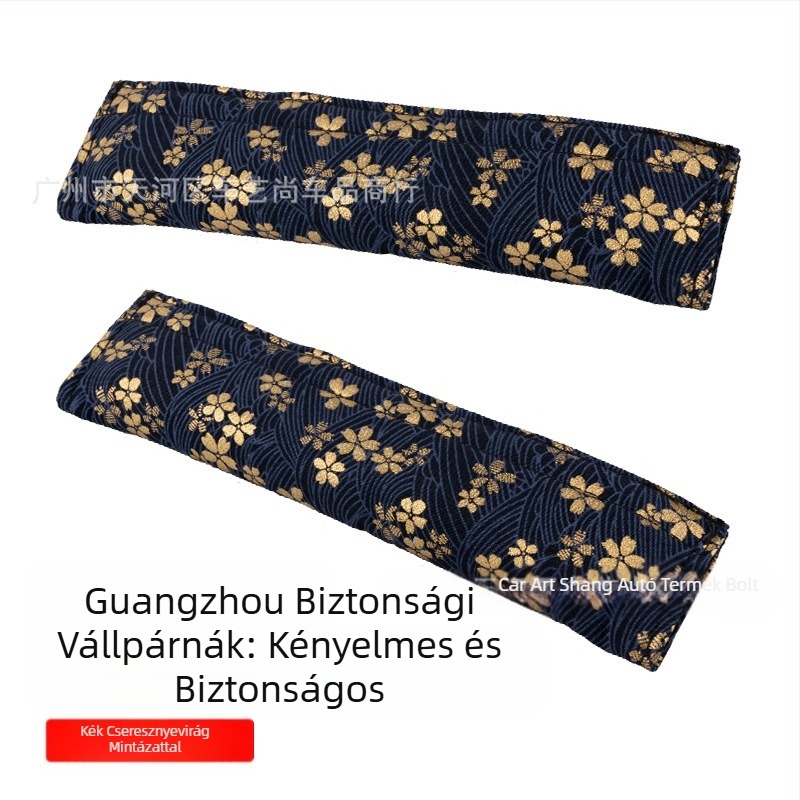 Autós vállvédő japán és szélmalom biztonsági öv védőhuzat autós védőhuzat biztonsági öv borítás dekoráció
