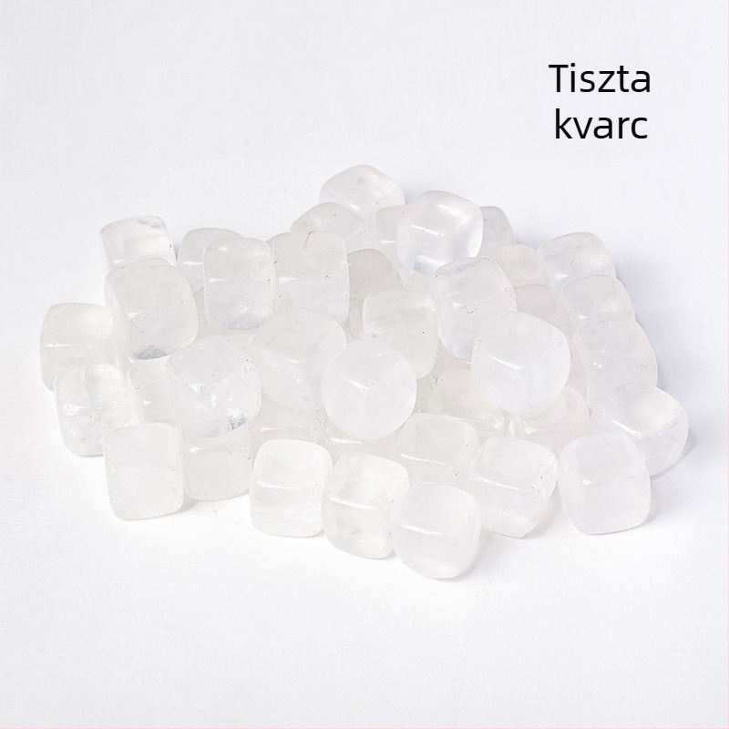 Természetes kristály eredeti kő 13 mm-es négyzet alakú négyzet alakú színes kristály féldrágakő kristály demagnetizált kő akvárium dekorációs díszek