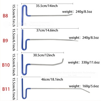 Felső rúd öltöny autó lemez horpadásjavító szerszám öltöny feszítővas autójavító festékmentes szerszám