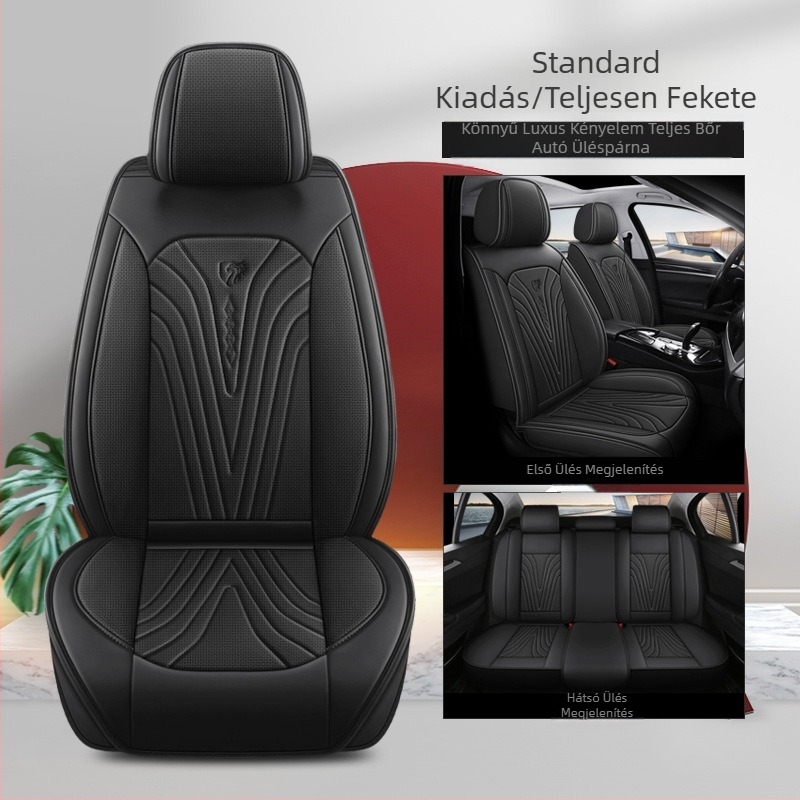 Új autósüléspárna, teljesen körülvéve, négy évszakos univerzális párna, perforált bőr, speciális, lélegző üléshuzat, nyári autósüléspárna