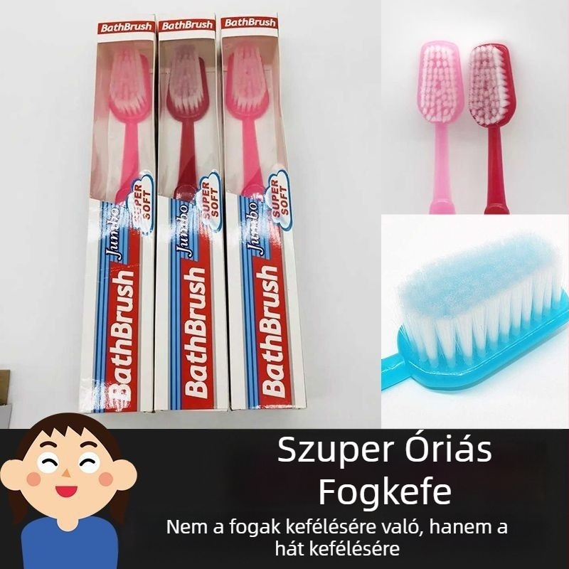 Nagy fogkefe formázó fürdőkefe kisállat tisztító kefe fürdőkefe masszázs fürdőkefe