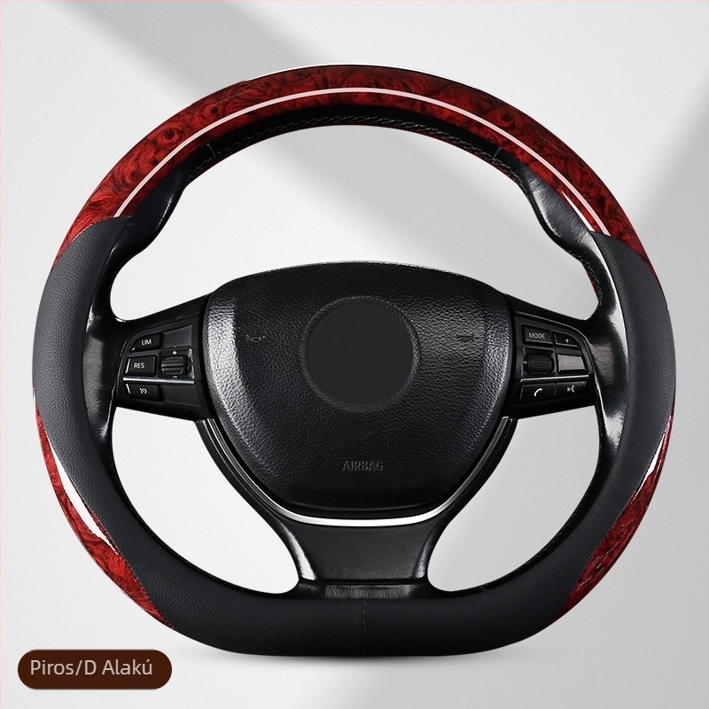 Autó kormánykerék borítás őszibarackfa mintás, négy évszakos, univerzális, csúszásmentes, izzadságnedvszívó, csúcskategóriás, népszerű, dekoratív nyári kormányvédő férfiaknak