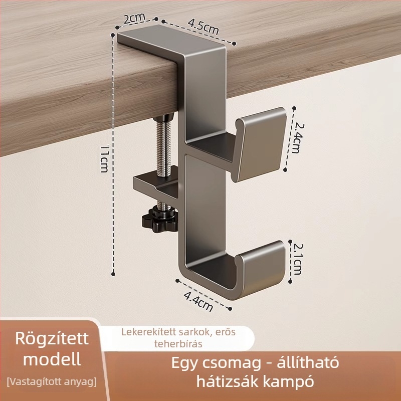 Iskolatáska akasztós diákasztal oldalra akasztható iskolatáska ütésmentes, erős teherbírású kollégiumi asztal varratmentes akasztós táska műtárgy