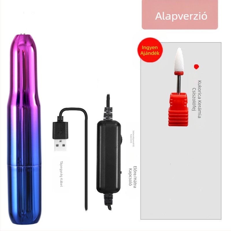 Színes polírozó toll USB-s elektromos körömlakklemosó toll polírozó gép Amazon elektromos körömszerszámokra specializálódott