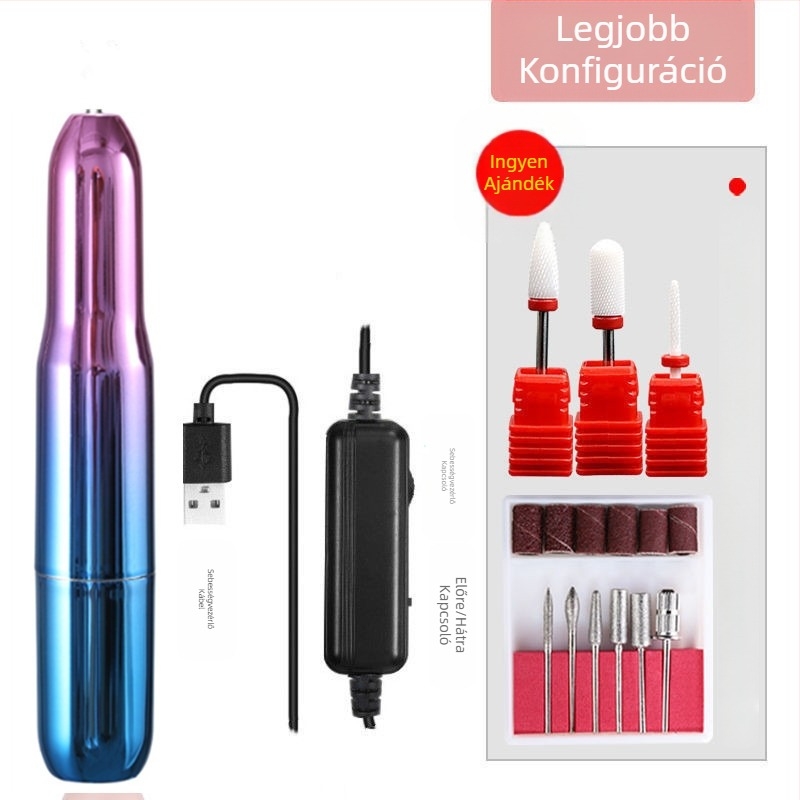 Színes polírozó toll USB-s elektromos körömlakklemosó toll polírozó gép Amazon elektromos körömszerszámokra specializálódott