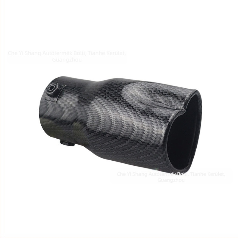 Határokon átnyúló, népszerű autó univerzális farokrész, megvastagított, szív alakú, univerzális rozsdamentes acélból készült, sült kék kipufogócsővel módosított kipufogódobbal