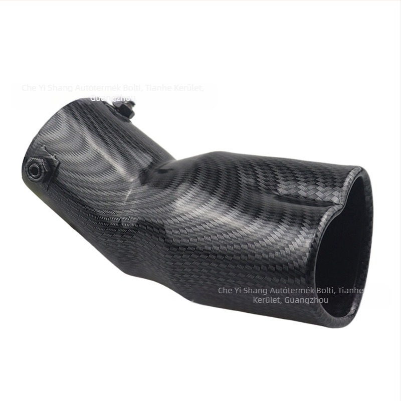 Határokon átnyúló, népszerű autó univerzális farokrész, megvastagított, szív alakú, univerzális rozsdamentes acélból készült, sült kék kipufogócsővel módosított kipufogódobbal