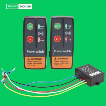 Csörlővezérlő 12V24V relé elektromos csörlőkapcsoló horgony vezeték nélküli távirányító autó hajózáshoz