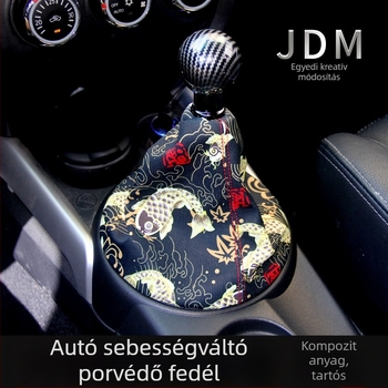 Autómódosítás és szélvédő huzat JDM személyre szabott kreatív porvédő sebességváltó fogantyúhuzat határokon átnyúló, népszerű eladó univerzális