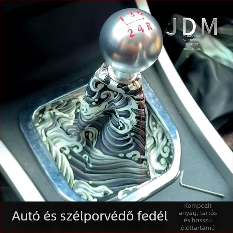 Autómódosítás és szélvédő huzat JDM személyre szabott kreatív porvédő sebességváltó fogantyúhuzat határokon átnyúló, népszerű eladó univerzális