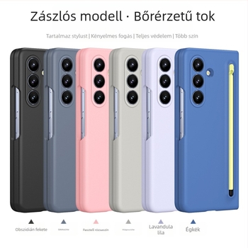 Samsung Z Fold7 mobiltelefon tokhoz alkalmas, hivatalos, azonos stílusú ház és fólia, amely Stylus Fold6/5/4 védőtokkal van integrálva.
