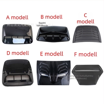 Autó motorháztető szimuláció légkivezető dekoratív burkolat fejfedél szellőző légbeömlő burkolat gyári közvetlen értékesítés különböző stílusokban