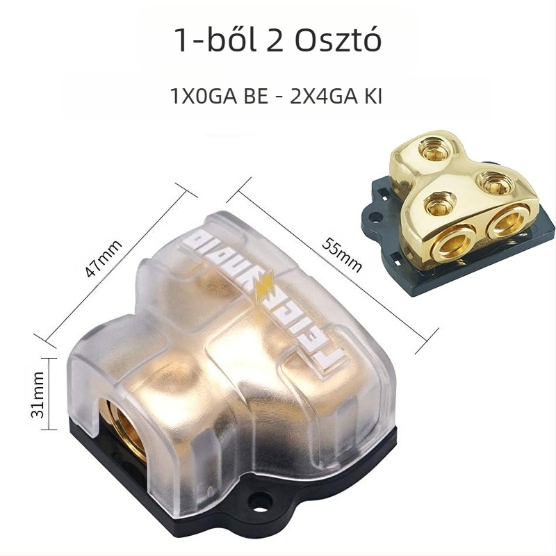 Autórádió-erősítő módosító elosztódoboz, egy-kettő, egy-négy elosztódoboz, hub elosztó határokon átnyúló értékesítése