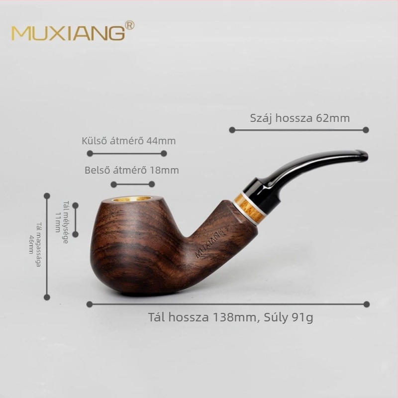 Fás Rózsafa Pipa Háromfunkciós Száraz Pipa Dohányzási Kiegészítők Nagykereskedelmi Dohányzsákos Pipa 9mm Szűrt Tömörfa Pipa Szantálfa
