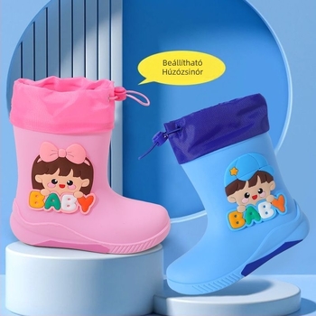 2025-ös gyerek esőcsizma, univerzális, gyerek esőkabát, csúszásmentes, gyerek esőcsizma, vízicipő, baba, férfi és női, aranyos, rajzfilmfigura, meleg