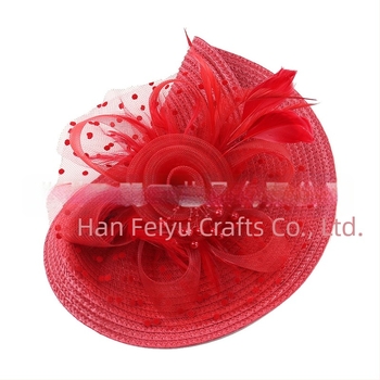 Népszerű Amazon kis kalap fejdíszek európai és amerikai menyasszonyi fejdíszek halloweeni hálós tollhaj kiegészítők zsoké klub kalap