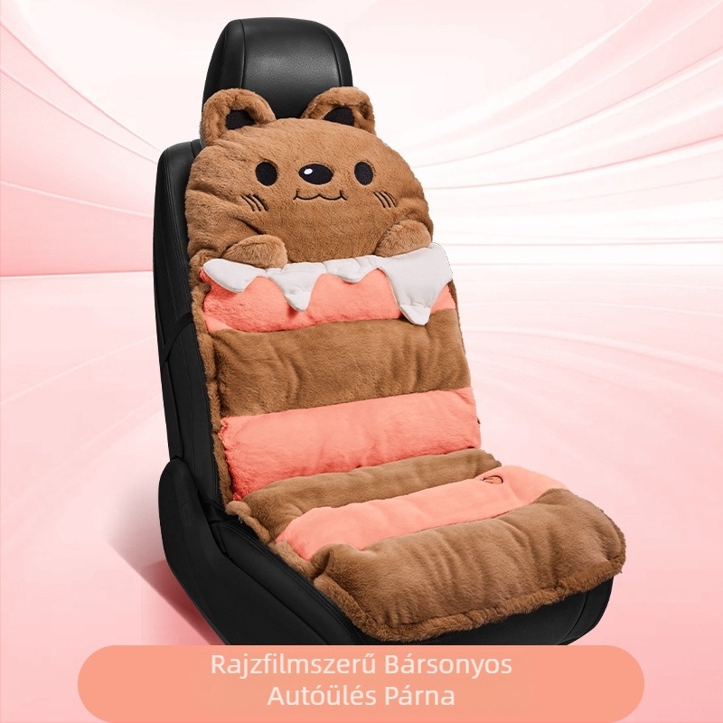 2025 új rajzfilm plüss téli autópárna, autós otthoni irodai párna, általános gyári outlet