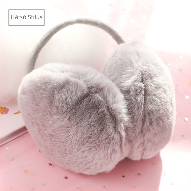 Fülvédők Női meleg koreai stílusú aranyos behajtható fülvédők Fülvédők Férfi gyermek téli fülvédők Diák fülvédők