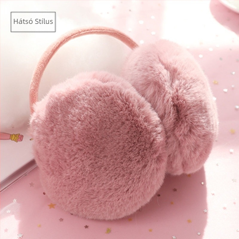 Fülvédők Női meleg koreai stílusú aranyos behajtható fülvédők Fülvédők Férfi gyermek téli fülvédők Diák fülvédők