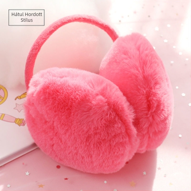 Fülvédők Női meleg koreai stílusú aranyos behajtható fülvédők Fülvédők Férfi gyermek téli fülvédők Diák fülvédők