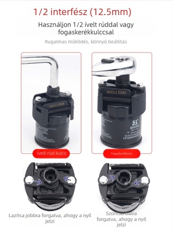 Olajszűrő elem kulcsgép szűrőkulcs olajrács eltávolító és kezelő szerszám szűrőkulcs sapka típus