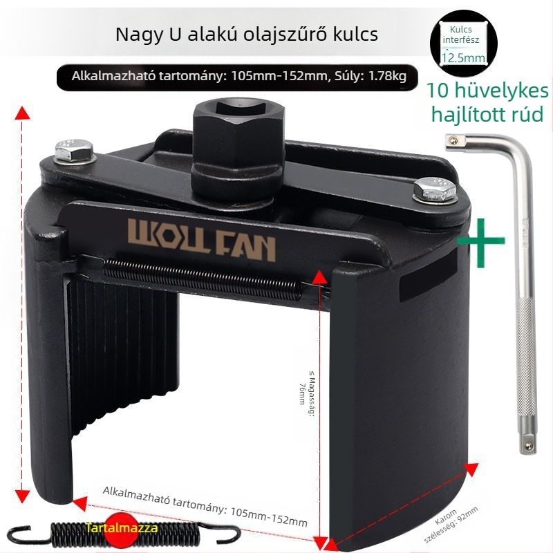 Olajszűrő elem kulcsgép szűrőkulcs olajrács eltávolító és kezelő szerszám szűrőkulcs sapka típus