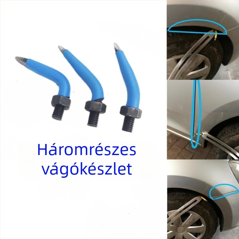 9P1E autó sárvédő csúszó rúd sárvédő kerék szemöldökjavító feszítővas feszítővas gödör festékmentes lemezmegmunkáló