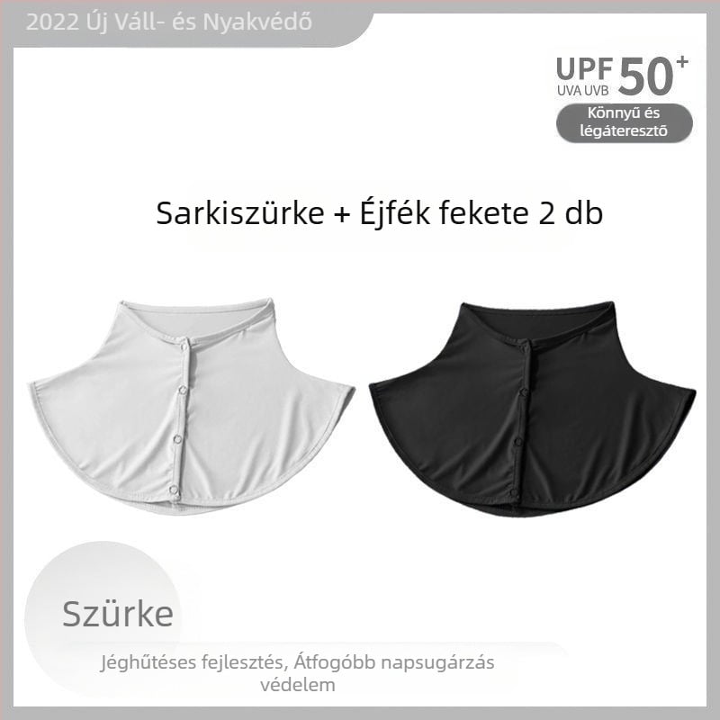 Selyemsál Nyári Napvédő Sál Női Jég Selyem Vékony Kendő Kültéri Vezetéshez UV-szűrős Nyakvédő Hamis Gallér Nyakvédő