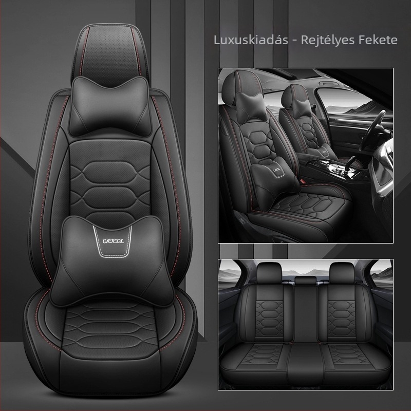 Külkereskedelmi közvetlen gyári nagykereskedelem új autóüléspárna, teljesen körülvéve, perforált, lélegző bőr üléshuzat, négy évszakos univerzális üléspárna