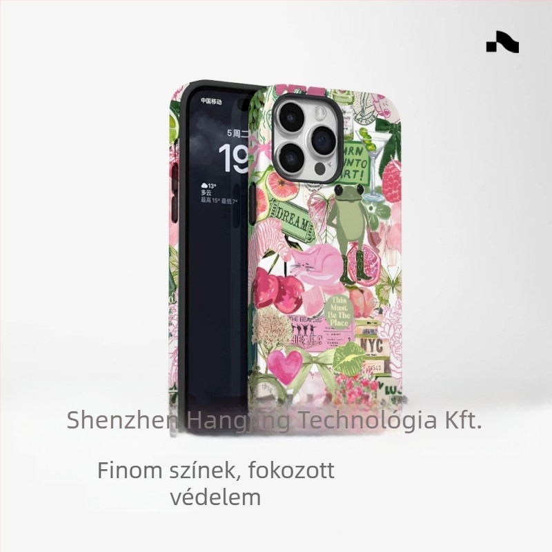 Népszerű külkereskedelmi sziget stílusú telefontok iPhone 16-hoz, új modell, két az egyben Apple 15 Pm ütésálló védőtok