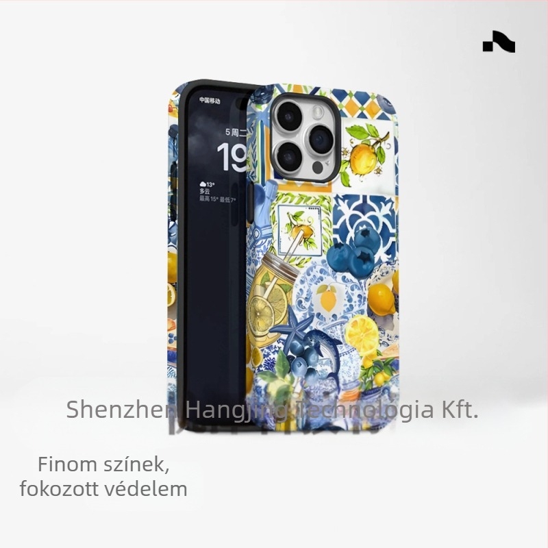 Népszerű külkereskedelmi sziget stílusú telefontok iPhone 16-hoz, új modell, két az egyben Apple 15 Pm ütésálló védőtok