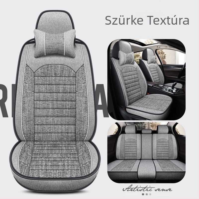 23 új, all-inclusive, négyszínű, durva kenderből készült autósüléspárna. Four Seasons ötüléses univerzális üléspárna, nagykereskedelmi export generációja.