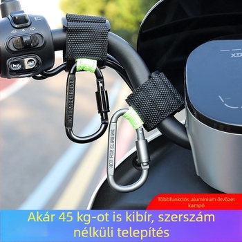 Elektromos autó akasztó elöl univerzális önvezető akkumulátoros autó nem átszúrható elvitelre kis akasztóhorog motoros sisakzár