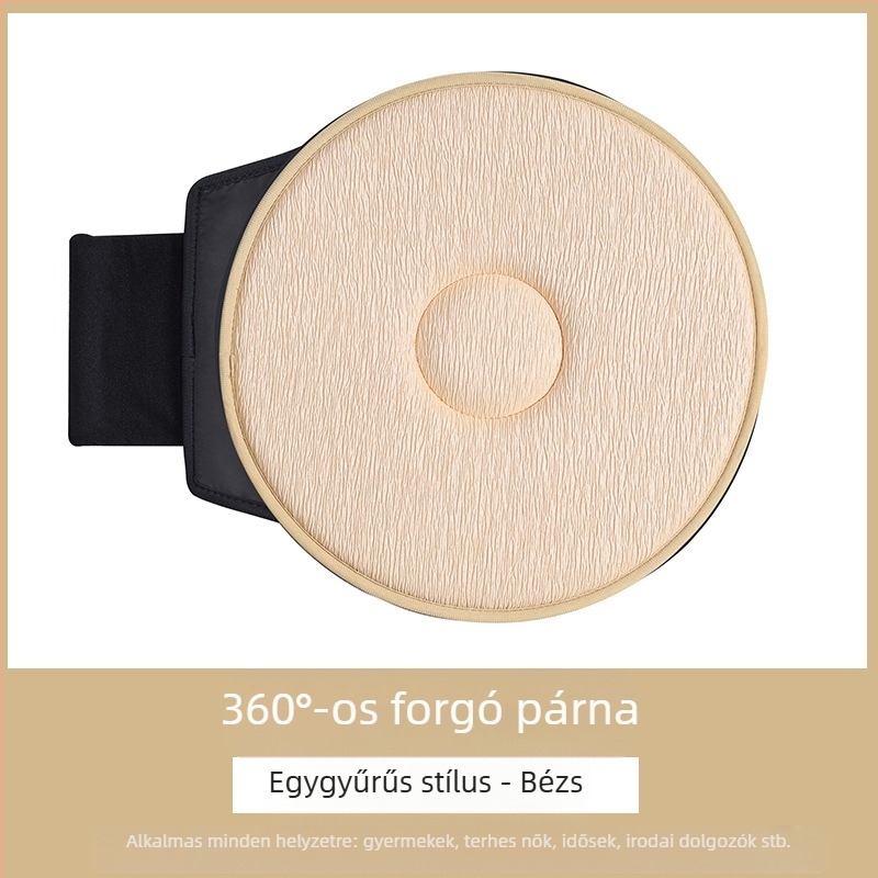 Határokon átnyúló nagykereskedelmi 360 fokban forgó autósüléspárna idősek és terhes nők számára, négy évszakos univerzális, multifunkcionális, mobil üléspárna
