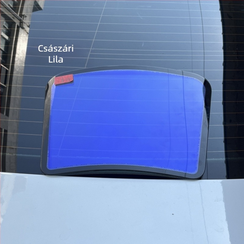 Népszerű színes napelemes fólia elülső szigetelőfólia lila világoskék varázslórózsa szellem autó ablakfólia nagy szigeteléssel és nagy felbontással