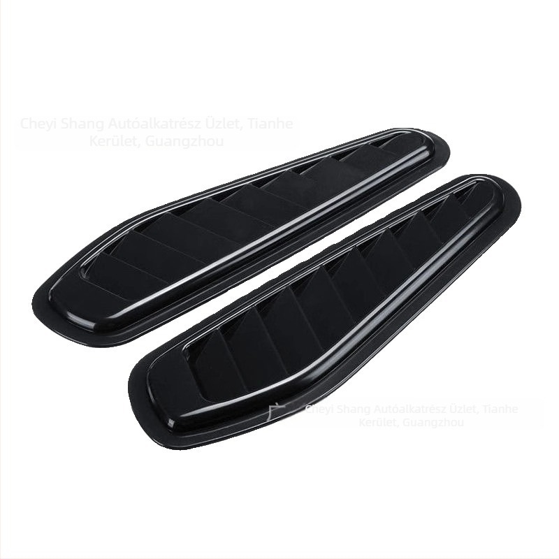 Autó univerzális dekoratív motorháztető hamis légbeömlő matrica motorháztető személyre szabott kreatív motor légbeömlő kiegészítők módosítása
