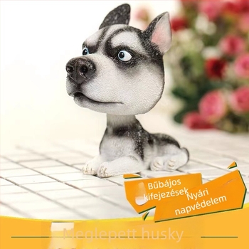 Határokon átnyúló bobblehead kutyadíszek, kreatív és aranyos autódíszek, aranyos kutya- és macskaszimulációs babák, világhírű kutyák