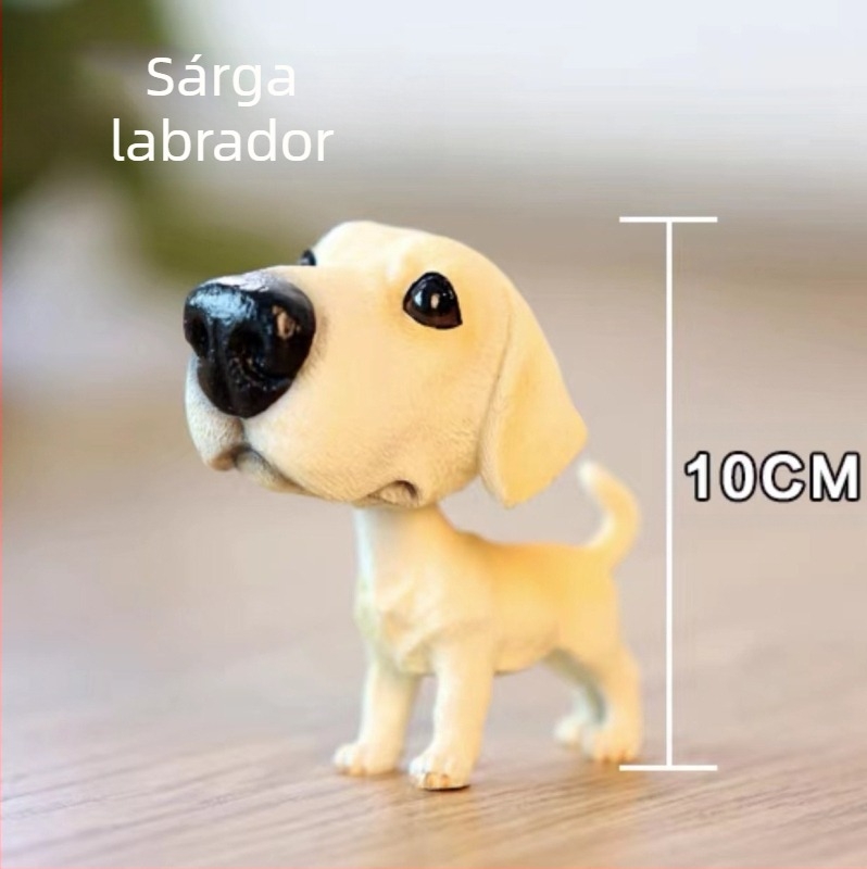 Határokon átnyúló bobblehead kutyadíszek, kreatív és aranyos autódíszek, aranyos kutya- és macskaszimulációs babák, világhírű kutyák