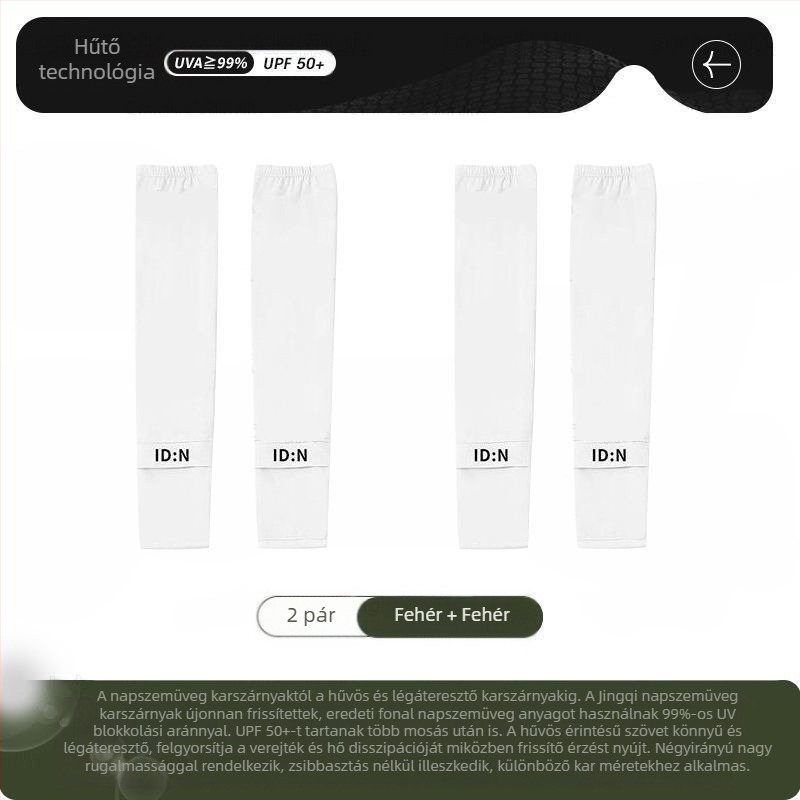 Férfi napvédő jégvédő ujjak nyári laza, plus size UV-védő jégvédő selyem ujjak kültéri vezetéshez kerékpározáshoz karvédők