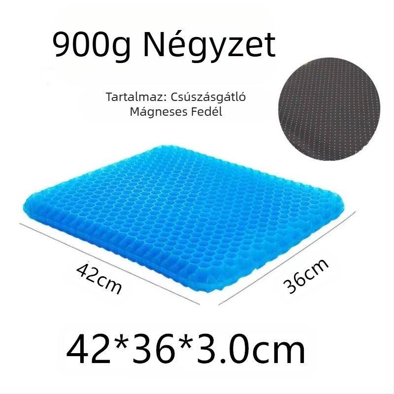 Nagykereskedelmi nyári jégpárna japán méhsejt gélpárna irodai hosszú ülésű szilikon fenékpárna autós hűvös üléspárna